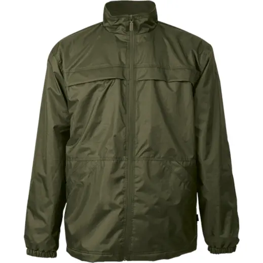 Heritage Windbreaker Jacket Olive Front